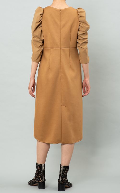 ボリュームスリーブワンピース