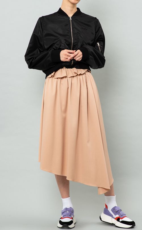 ウエストフリルスカート