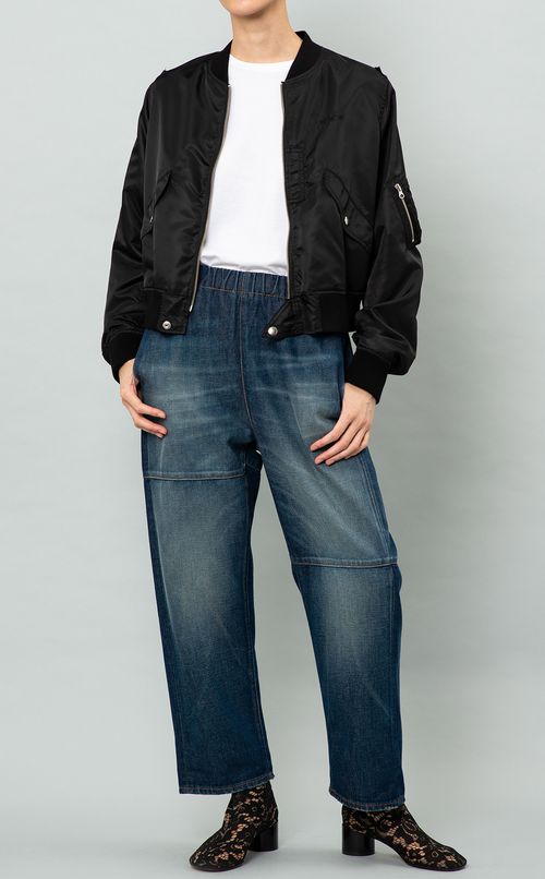 デニムワイドイージーパンツ