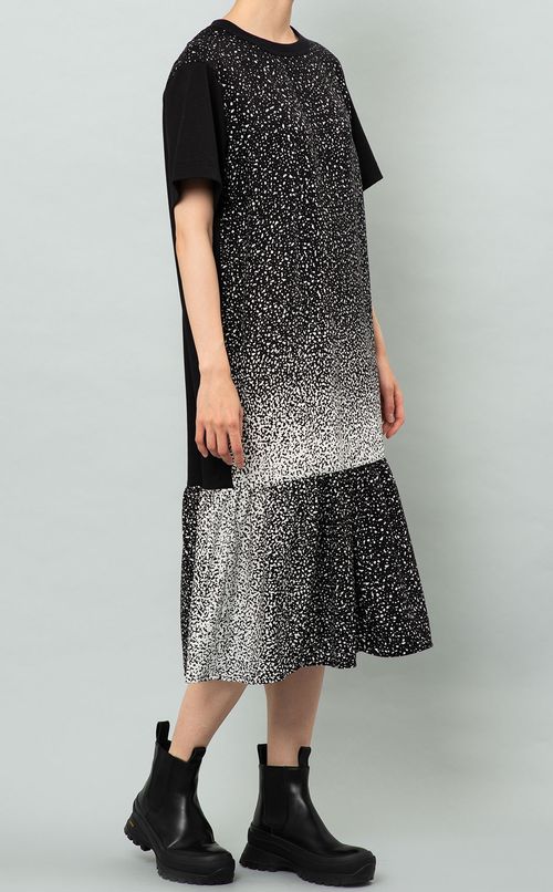 グラデーション柄ワンピース