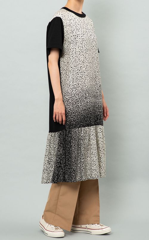 グラデーション柄ワンピース