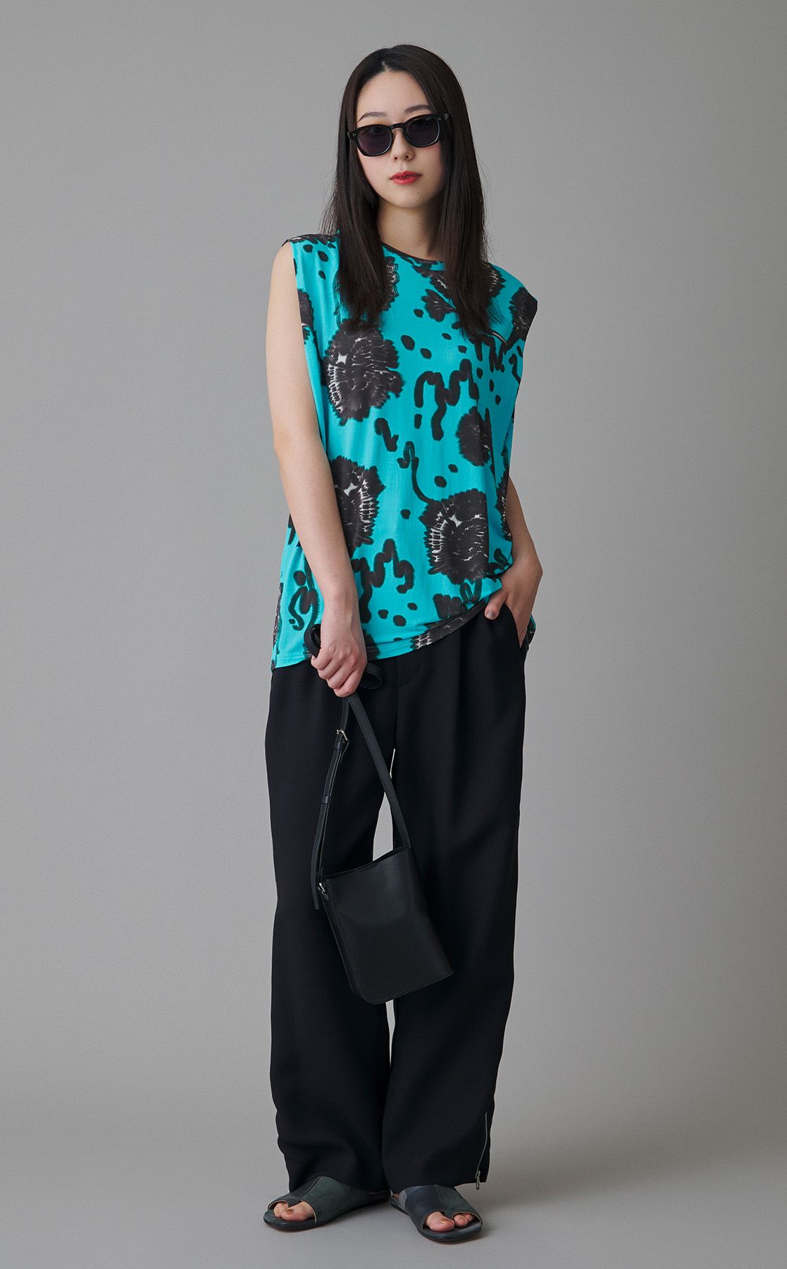 057051 24ss 08sircus ビスコース サイドジップ パンツ 4 08sircus｜ビスコースサイドジップパンツ