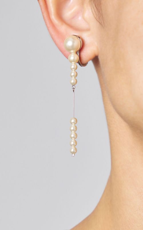 ランダムパールイヤリング