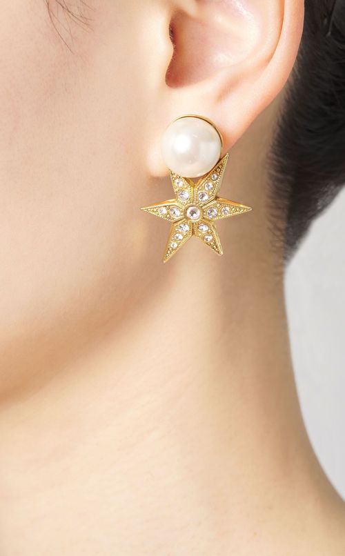 スターパールイヤリング