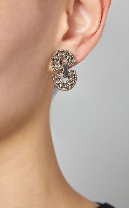 マーカサイトモチーフイヤリング