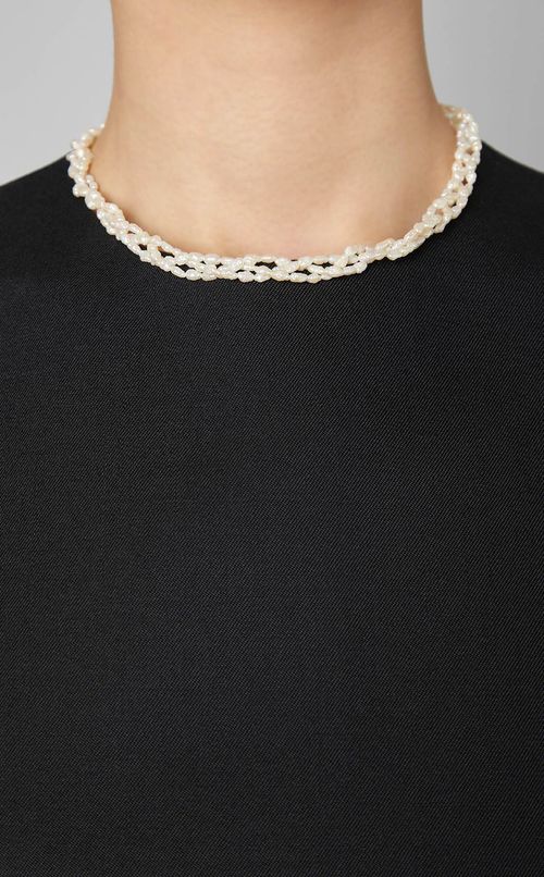 トリプルベイビーパールネックレス