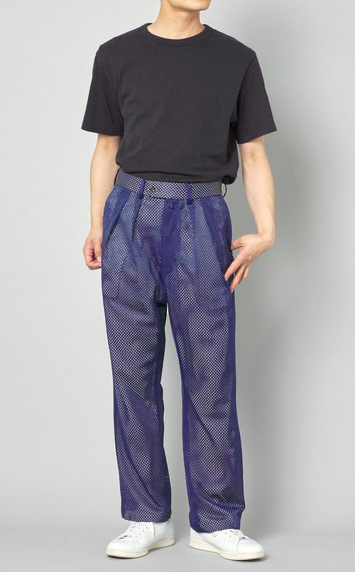 ポリメッシュ2タックパンツ