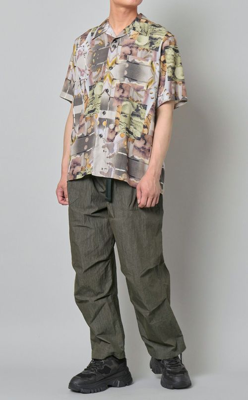 ナイロンワイドマウンテンパンツ