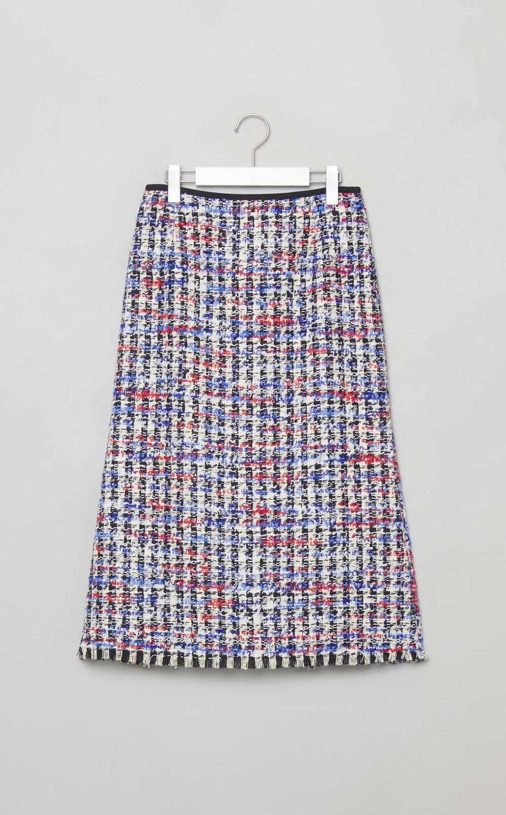 トリコロールツイードマーメイドスカート