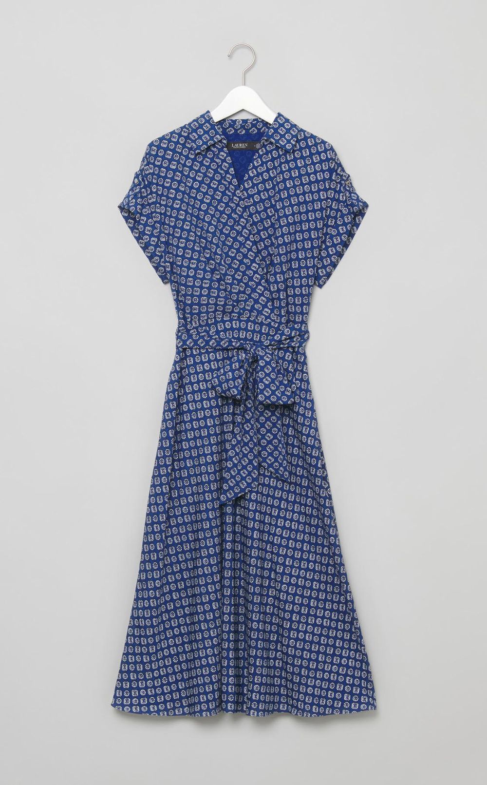 プリントウエストマークワンピース