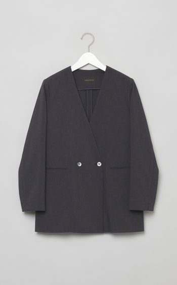 サマーウールノーカラージャケット