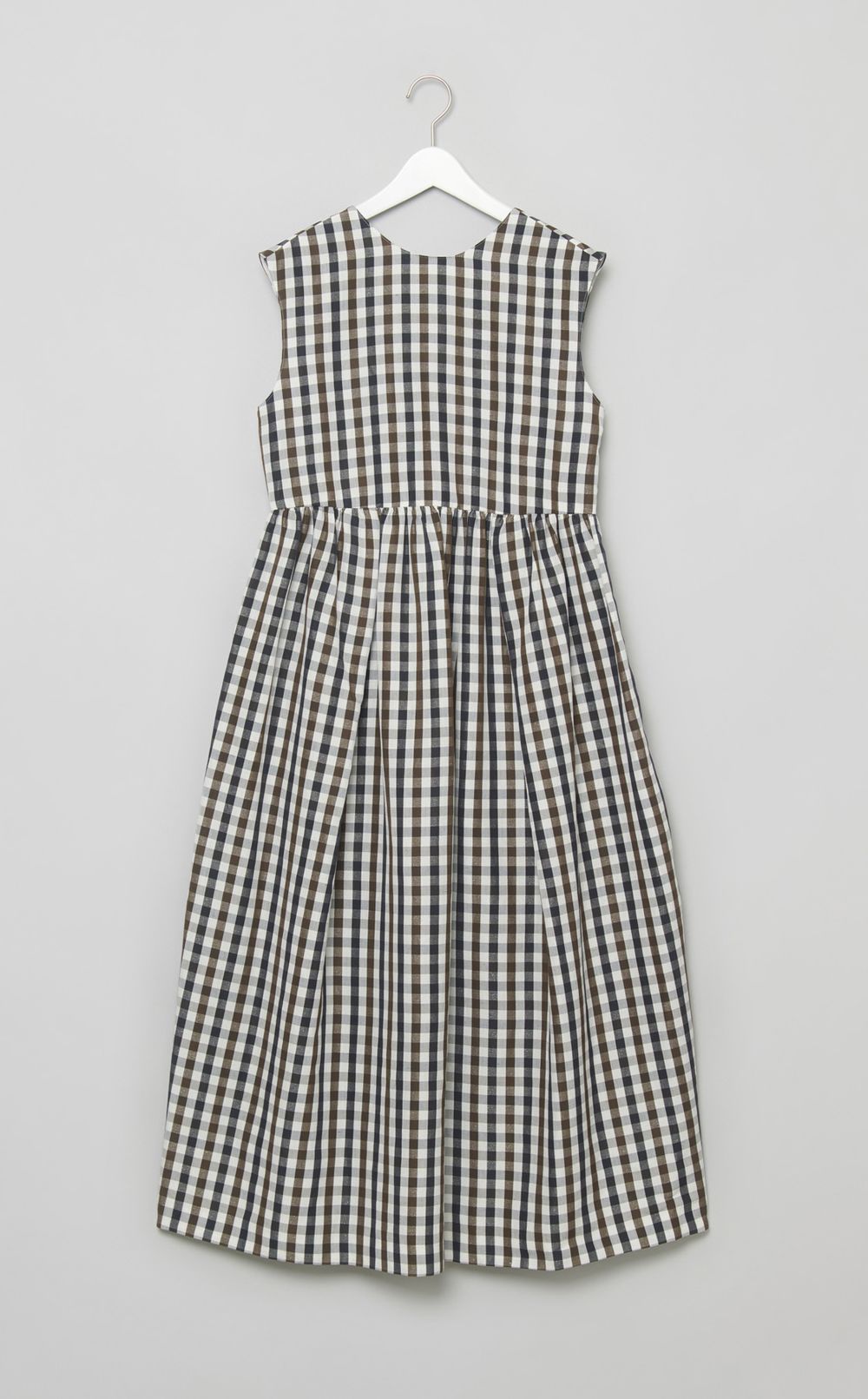 ギンガムチェックタックワンピース