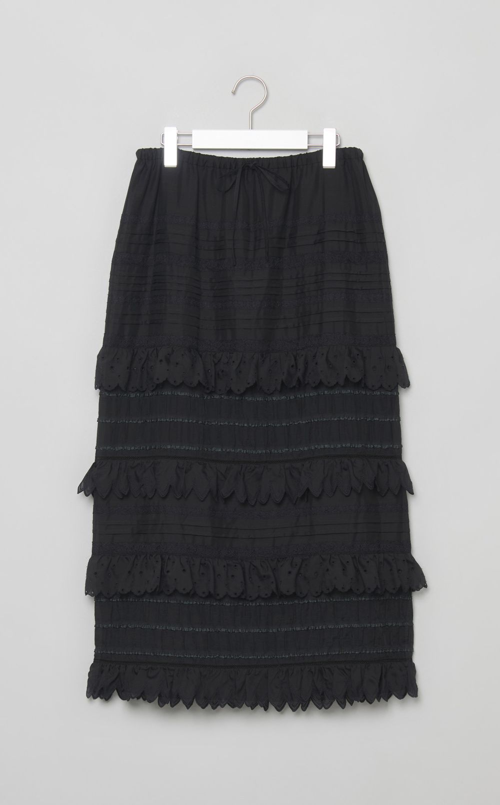 レースレイヤードスカート