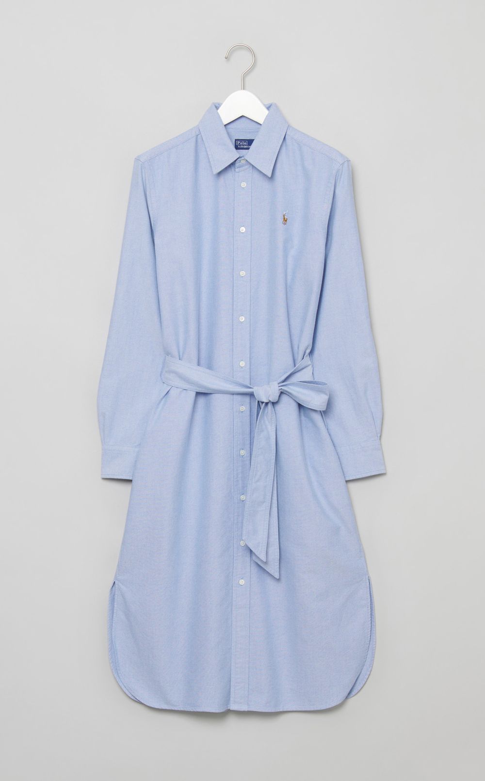 オックスフォードシャツワンピース