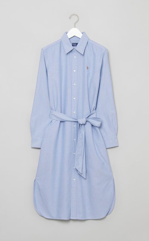 オックスフォードシャツワンピース