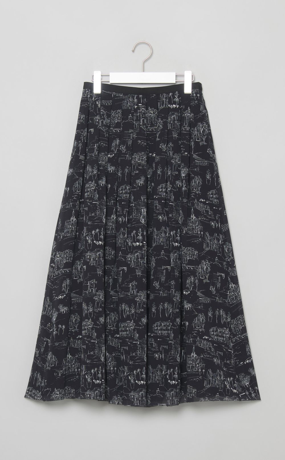 ランドスケーププリントスカート