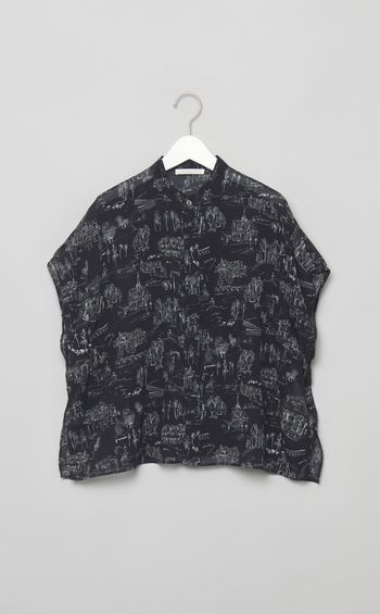 ランドスケーププリントシャツ