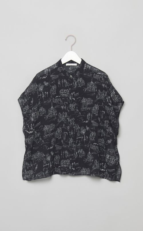 ランドスケーププリントシャツ