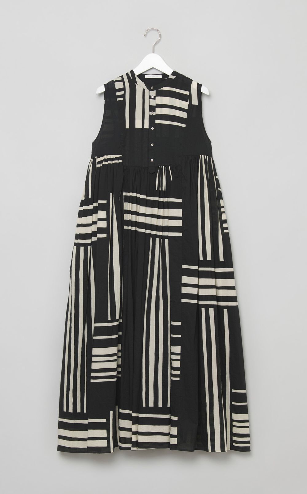 プリントギャザーワンピース