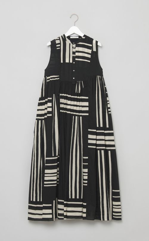 プリントギャザーワンピース