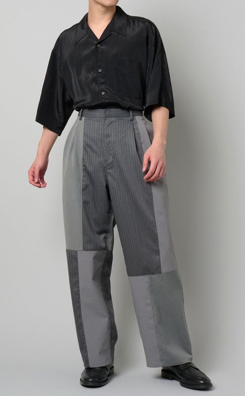 パッチワークイージーパンツ