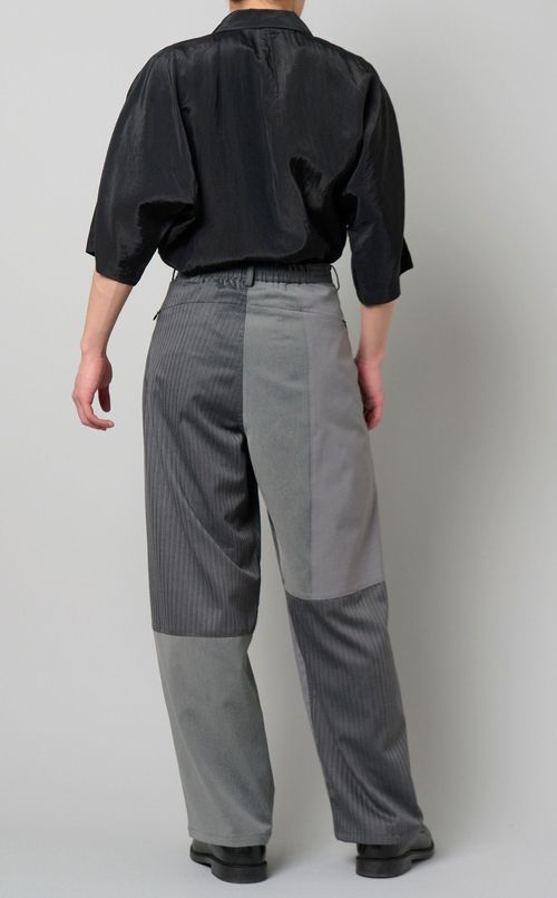 パッチワークイージーパンツ