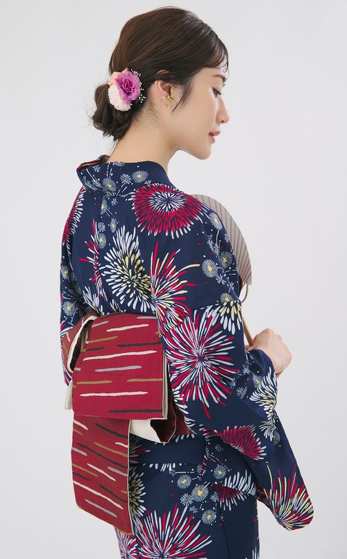 浴衣花火
