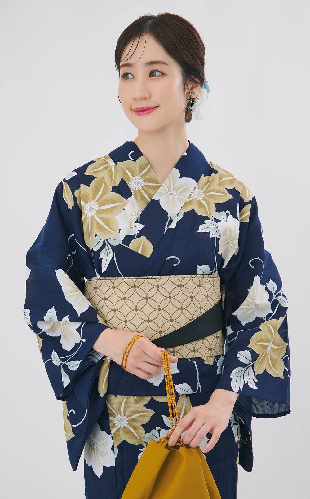 浴衣 鉄線