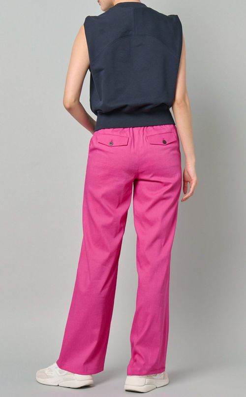 スリーブレスクロップドスウェットトップス