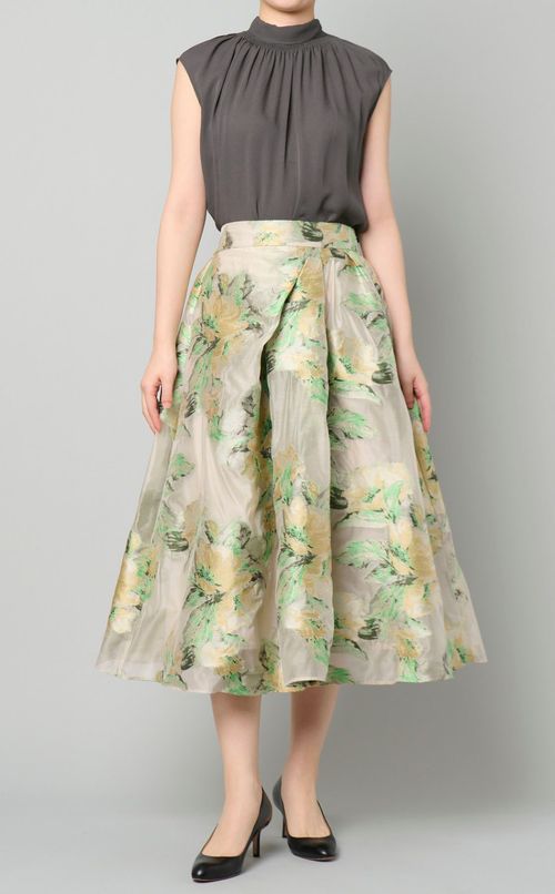 ノースリーブボウタイブラウス