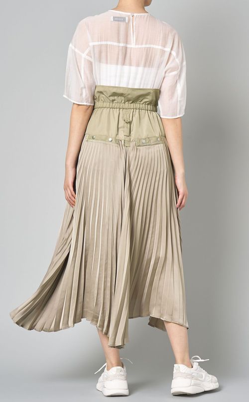 異素材コンビN3Bワンピース