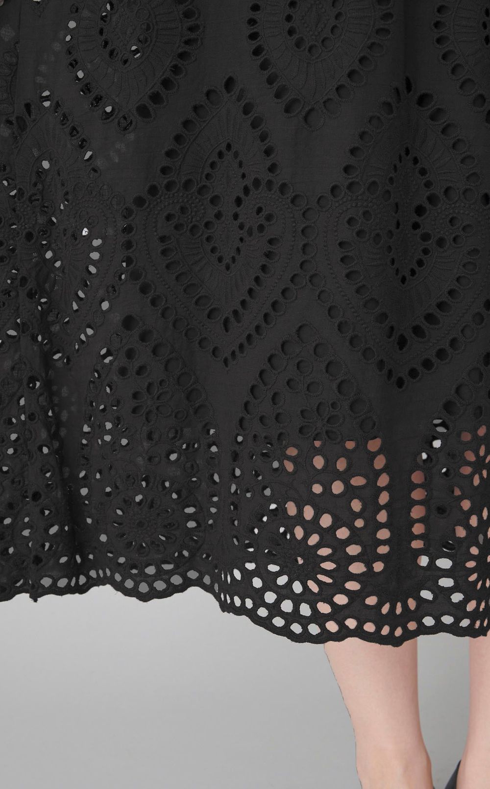 シフリー刺繍スカラップワンピース