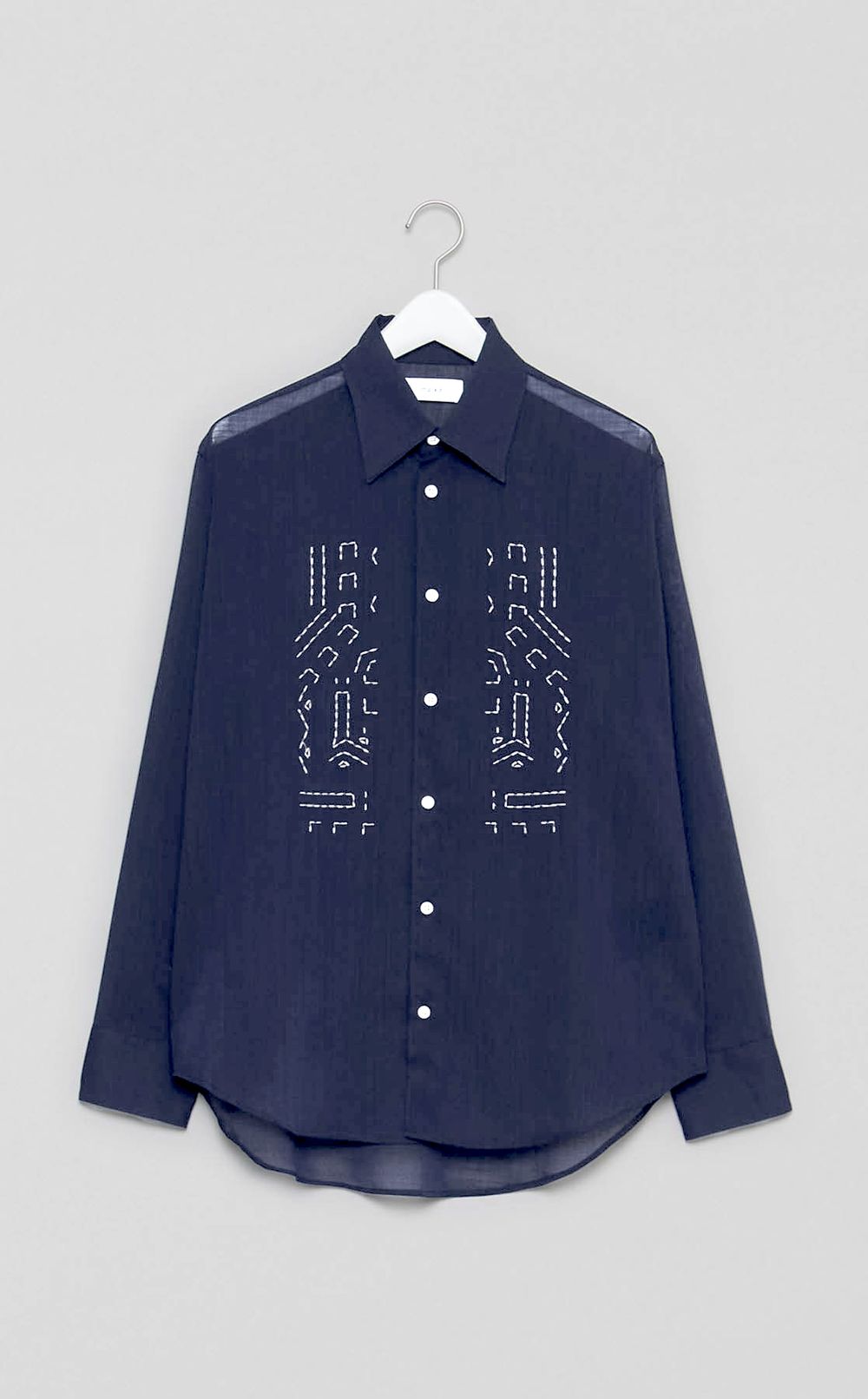 エンブロイダリーレギュラーカラーシャツ