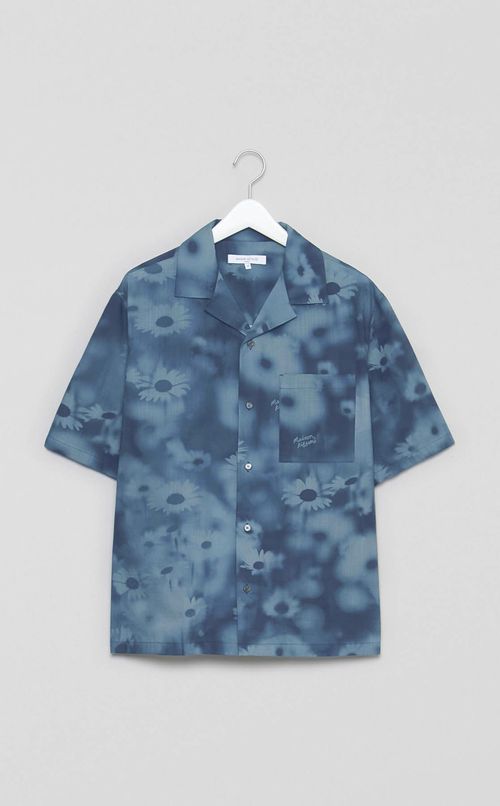 フラワープリントシャツ