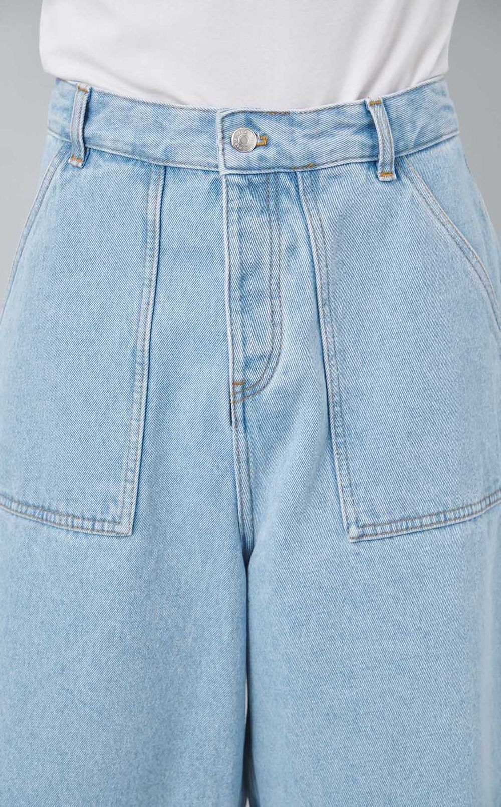 デニムワークショーツ