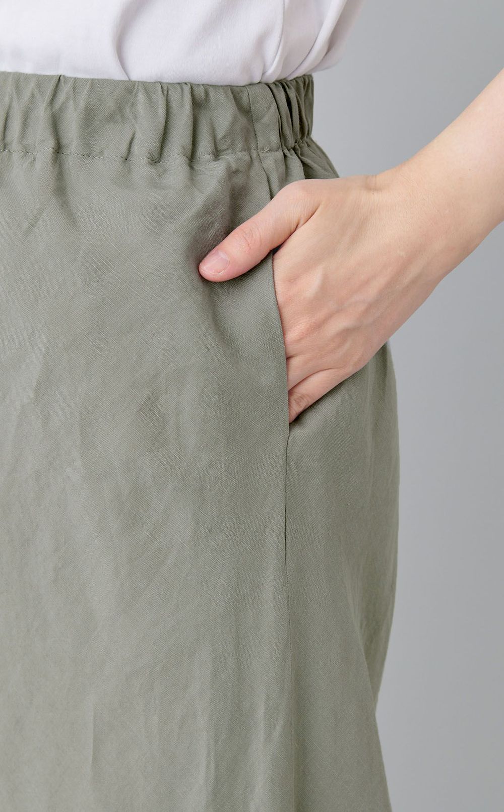 リネンキュプライージーパンツ