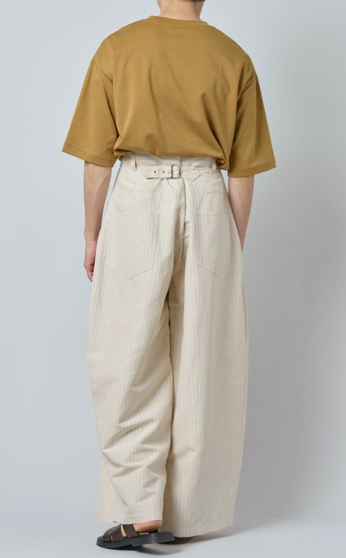 ストライプワイドパンツ