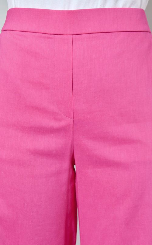 リネンワイドストレートパンツ