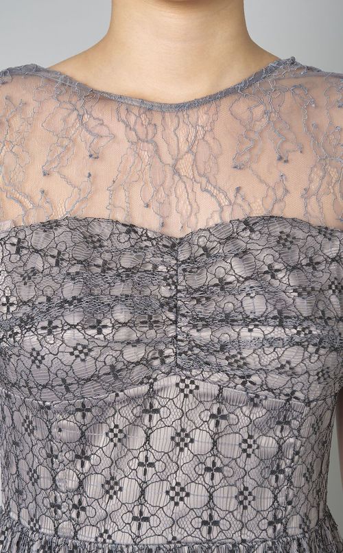 コンビネーションレースドレス