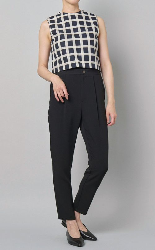 ドビーチェックフロンタブルジレ