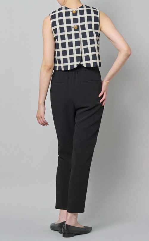 ドビーチェックフロンタブルジレ