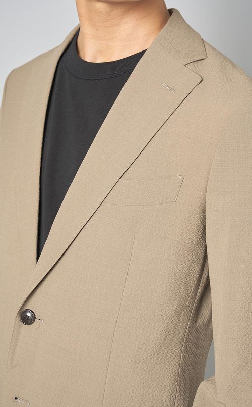 シアーサッカー2Bジャケット