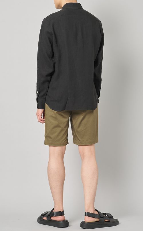 リネンレギュラーカラーシャツ