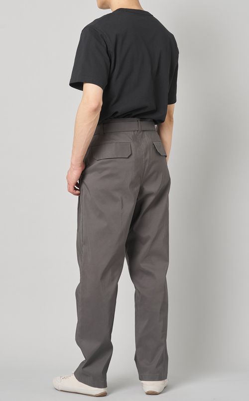 タックベルテッドパンツ