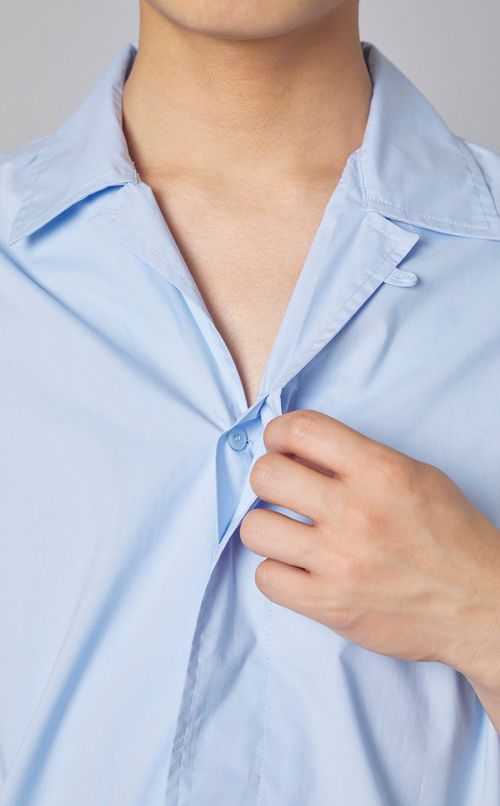 オープンショートスリーブシャツ