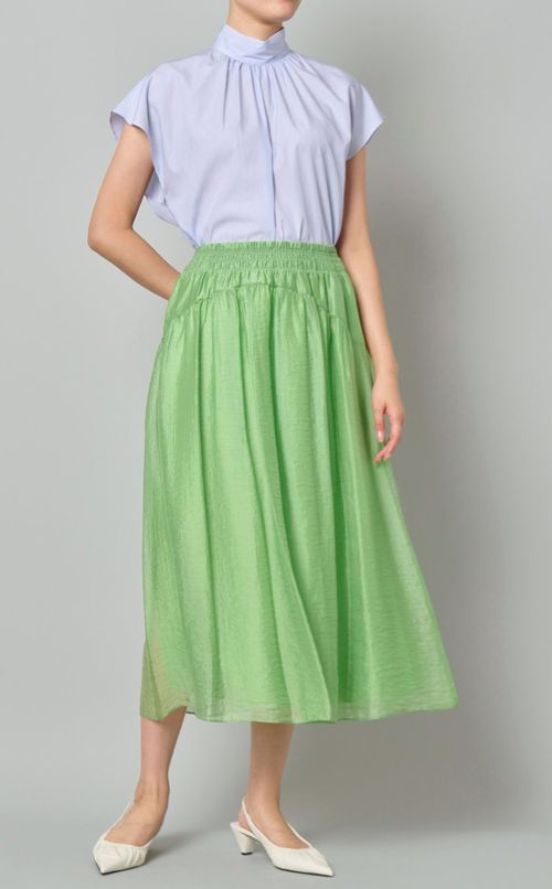 スモックウエストギャザースカート
