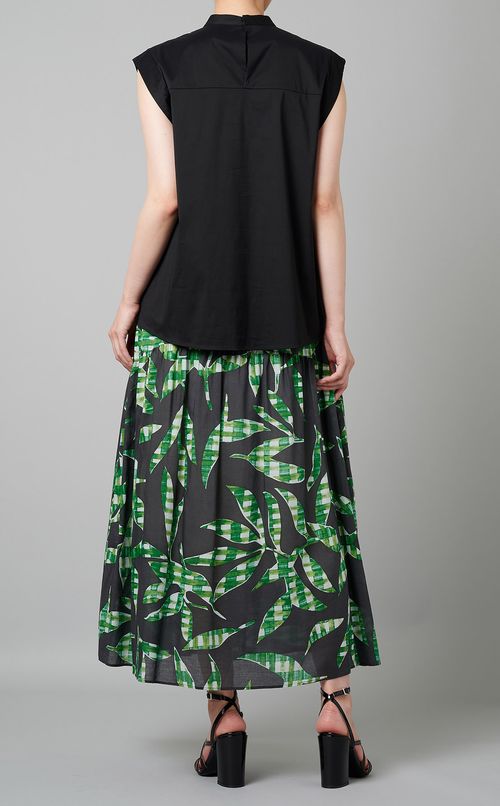 フレンチスリーブエンブロイダリーブラウス