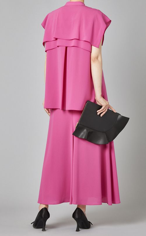 フロントティアードブラウス