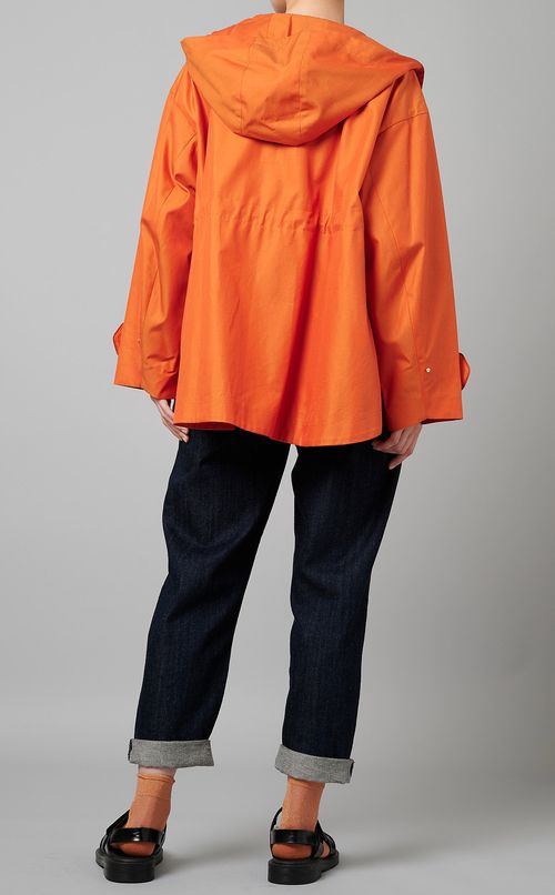 シャンブレーチノフーテッドブルゾン