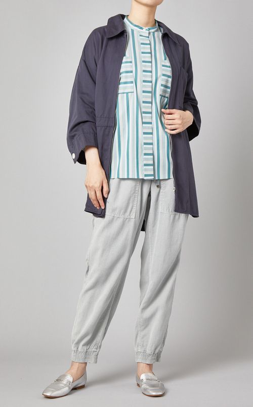 コットンリネンワークジャケット